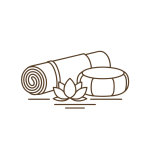 Workshops und Retreats – taupe line-art Ikone