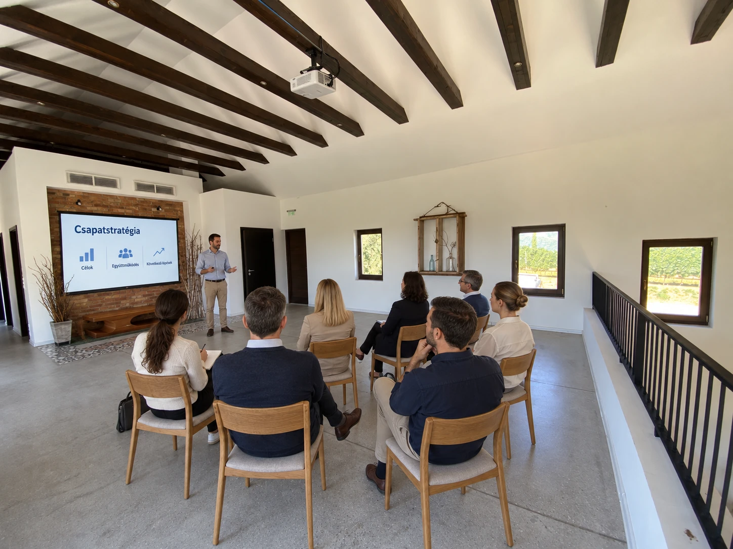 Céges bemutató a Nest Cottage galériájában